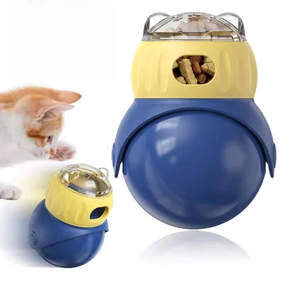 Petopia Jouet éducatif pour chats en forme d'hibou-bobinette