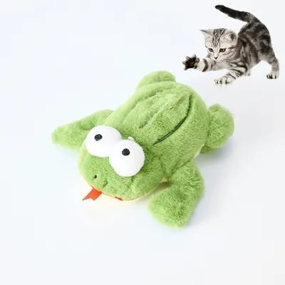 Petopia Jouet électrique pour chat en forme de grenouille