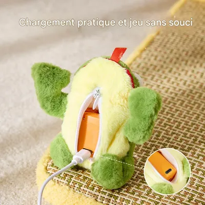 Petopia Jouet électrique pour chat en forme de grenouille