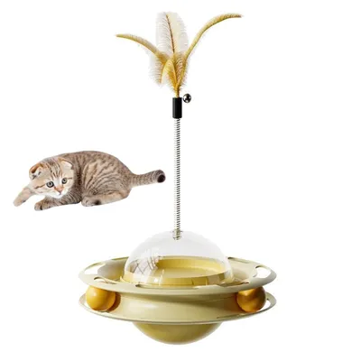 Petopia Jouet pour chat en forme de toupie rotative