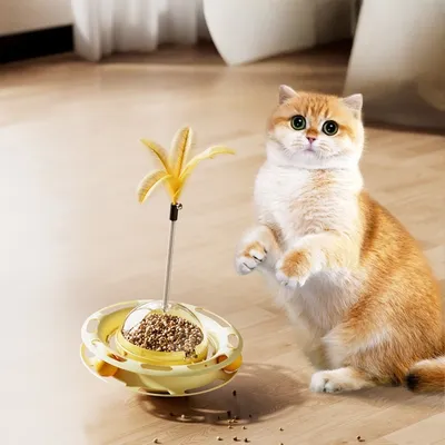 Petopia Jouet pour chat en forme de toupie rotative