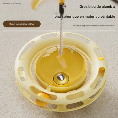 Petopia Jouet pour chat en forme de toupie rotative