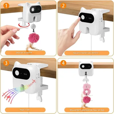 IntiMeg Jeu d'intelligence Chasseur de friandises pour chat