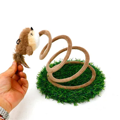 IntiMeg Jouet en peluche pour chat - Oiseau en peluche