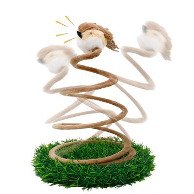 IntiMeg Jouet en peluche pour chat - Oiseau en peluche