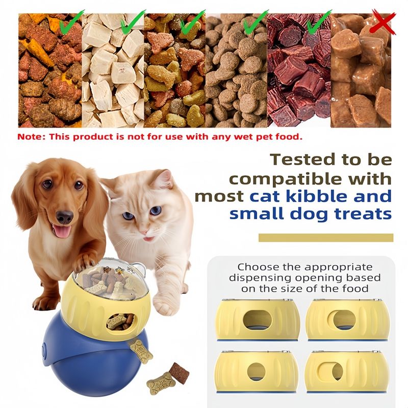 Petopia Jouet interactif distributeur de friandises pour chat