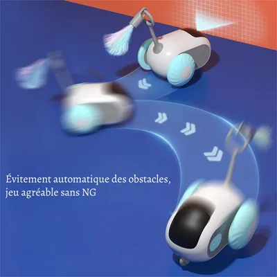 Petopia Voiturette télécommandée intelligente pour chats