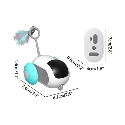 Petopia Voiturette télécommandée intelligente pour chats