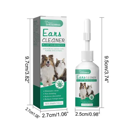 Pet Planet Liquide pour le nettoyage des oreilles de chiens et chats 20ml