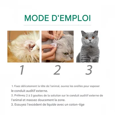 Pet Planet Liquide pour le nettoyage des oreilles de chiens et chats 20ml