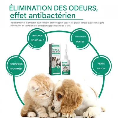 Pet Planet Liquide pour le nettoyage des oreilles de chiens et chats 20ml