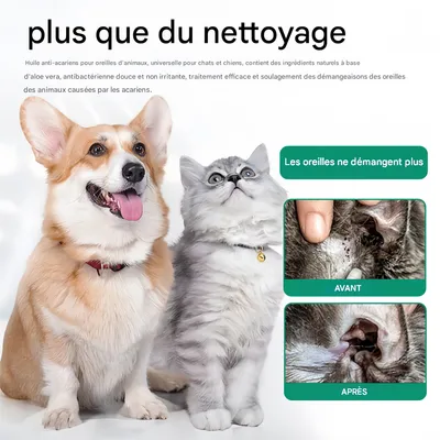 Pet Planet Liquide pour le nettoyage des oreilles de chiens et chats 20ml