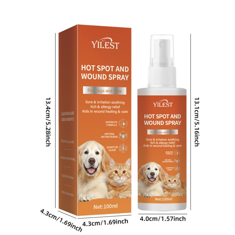 Pet Planet Spray pour plaies et points chauds de l'animal