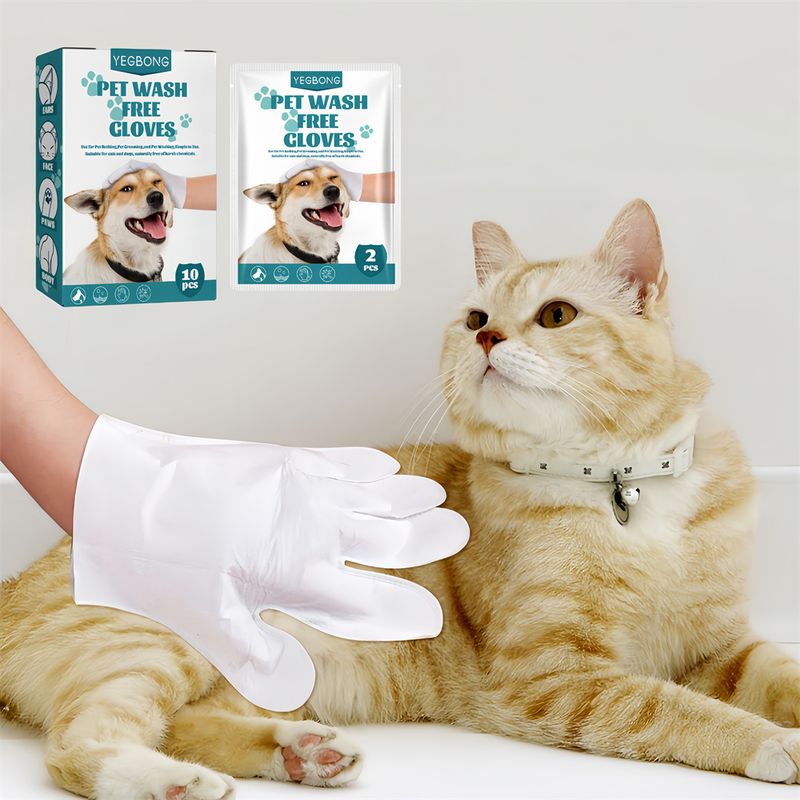 Pet Planet Gants de nettoyage sans eau