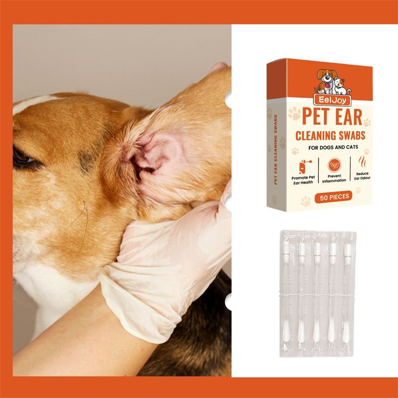 Pet Planet Cotton - tiges pour nettoyage des oreilles de chats et chiens