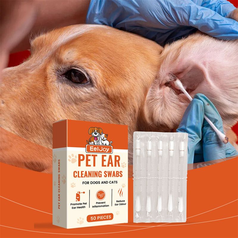 Pet Planet Cotton - tiges pour nettoyage des oreilles de chats et chiens