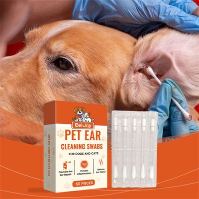Pet Planet Cotton - tiges pour nettoyage des oreilles de chats et chiens