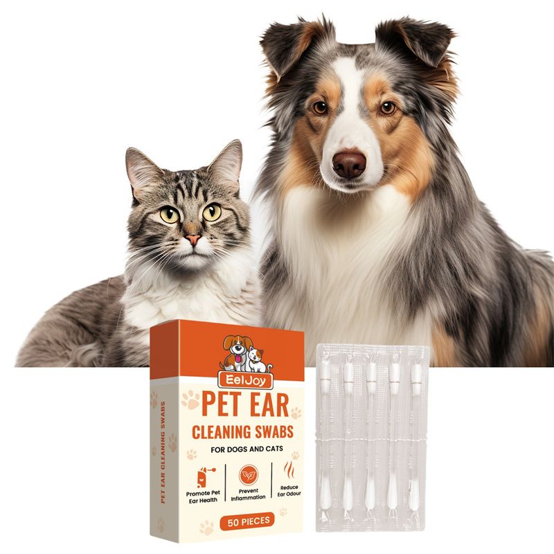 Pet Planet Cotton - tiges pour nettoyage des oreilles de chats et chiens