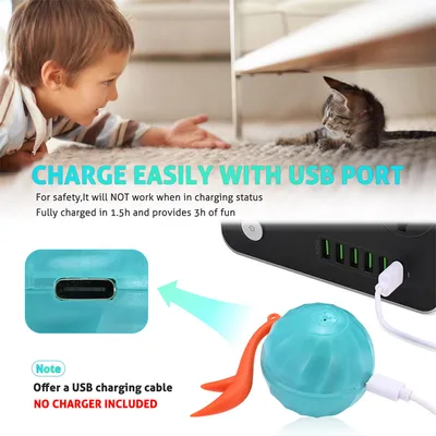 IntiMeg Balle à plumes pour chat