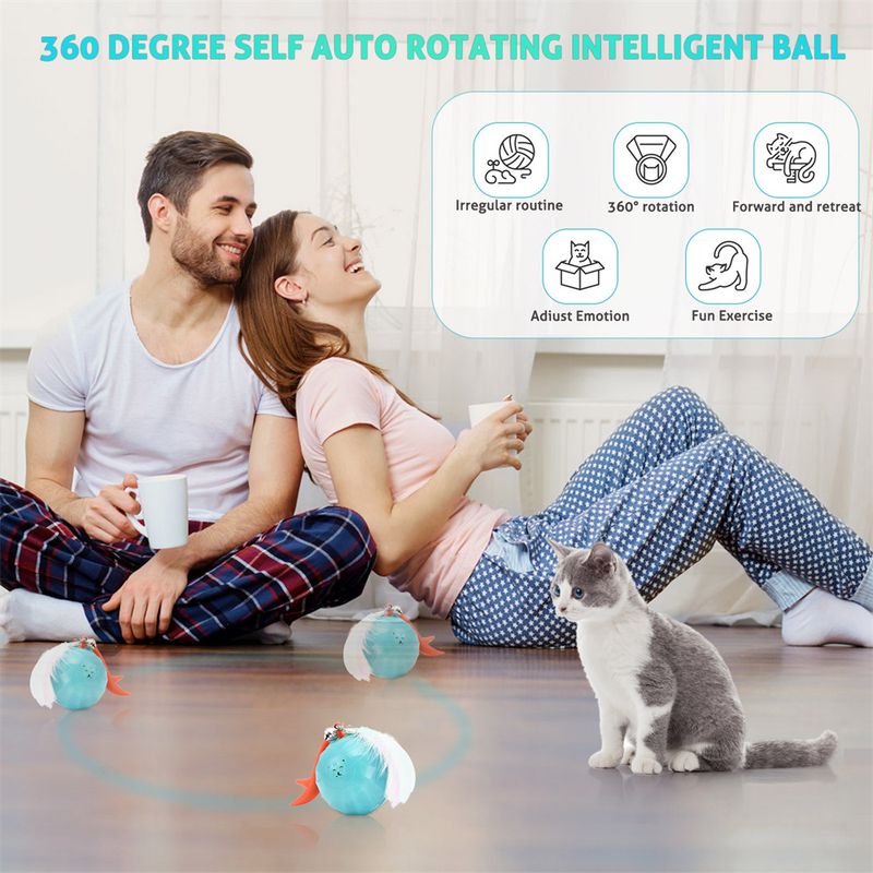 IntiMeg Balle à plumes pour chat