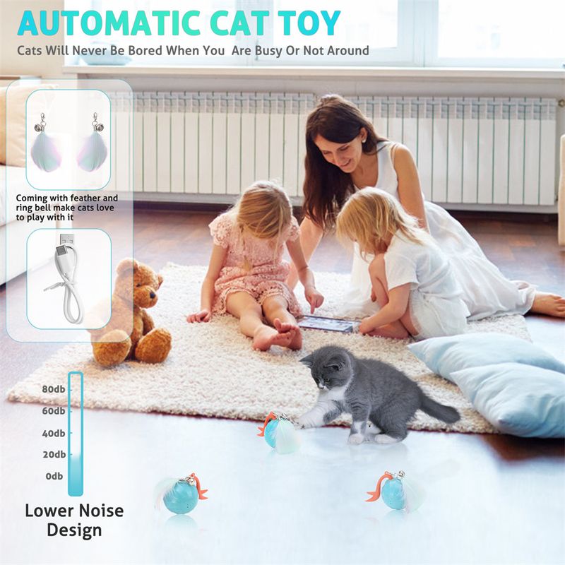 IntiMeg Balle à plumes pour chat