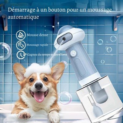 Petopia Mousseur de shampooing pour animaux de compagnie