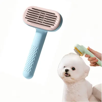 FurryFusion Brosse autonettoyante pour chiens et chats