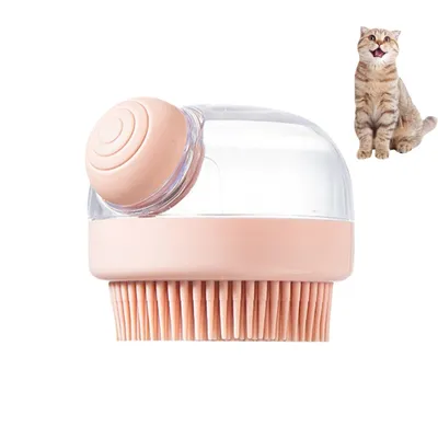 Petopia Brosse de bain en silicone spéciale pour chats