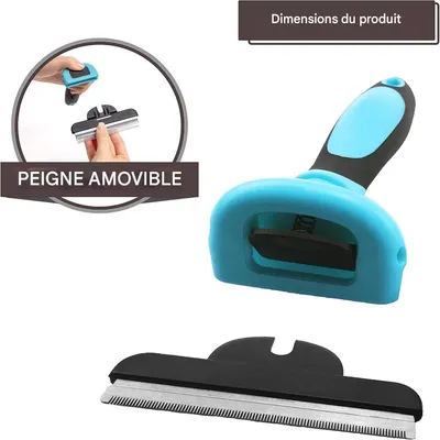 IntiMeg Outil de brossage et peigne pour chiens et chats