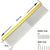 2 Pcs Brosse pour chien en acier inoxydable - Double dents