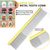 2 Pcs Brosse pour chien en acier inoxydable - Double dents