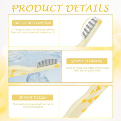 UAMLY Peigne pour chat à pointes arrondies