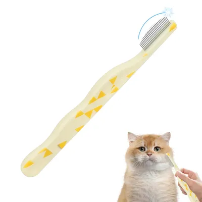 UAMLY Peigne pour chat à pointes arrondies
