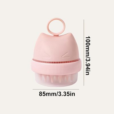 Petopia Brosse de bain en silicone pour chiens et chats
