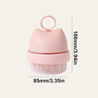 Petopia Brosse de bain en silicone pour chiens et chats