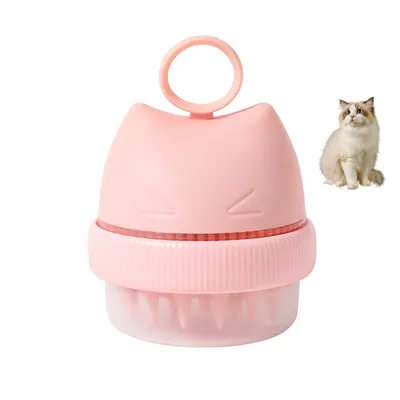 Petopia Brosse de bain en silicone pour chiens et chats