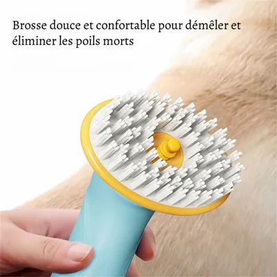 Petopia Brosse de bain multifonctionnelle pour chiens et chats