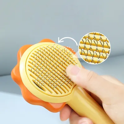 Petopia Peigne anti - poils et démêlant en forme de giroflée