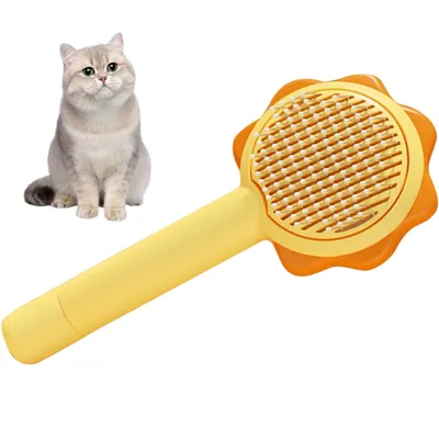 Petopia Peigne anti - poils et démêlant en forme de giroflée