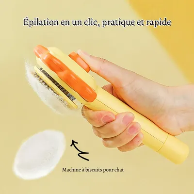 Petopia Peigne anti - poils et démêlant en forme de giroflée