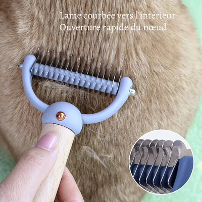 Petopia Peigne à démêler pour chats et chiens