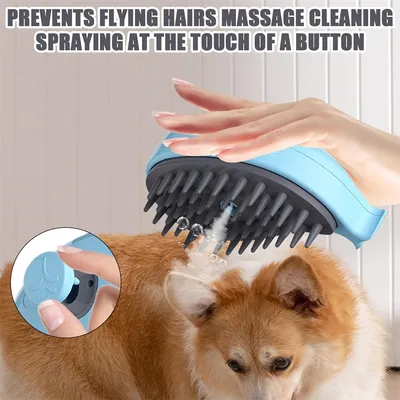 IntiMeg Brosse À Vapeur Pour Chat Chien 3 En 1