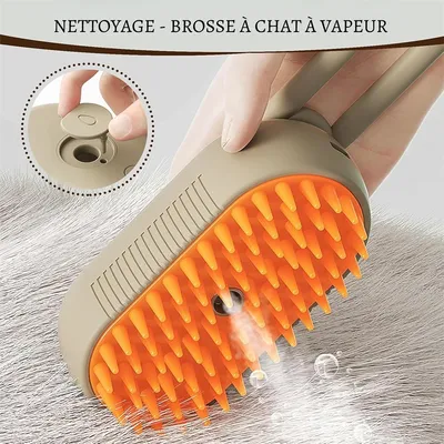 Petopia Peigne à brosser et pulvériser pour chats et chiens