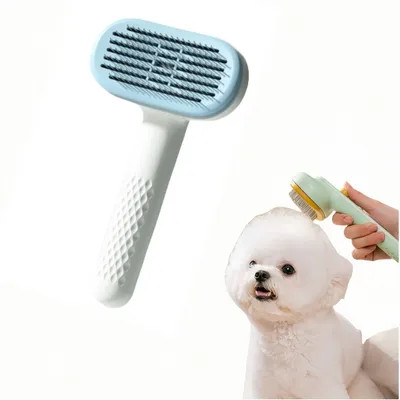FurryFusion Brosse autonettoyante pour chiens et chats
