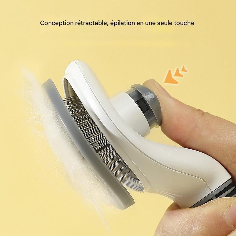 Petopia Peigne pour éliminer les poils des animaux de compagnie