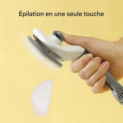 Petopia Peigne pour éliminer les poils des animaux de compagnie