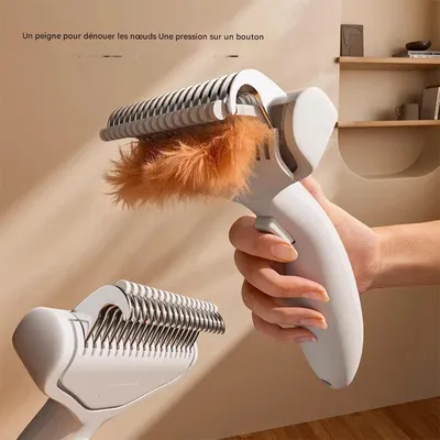 Petopia Peigne anti - noeuds pour chats et chiens