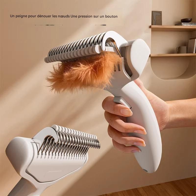 Petopia Peigne anti - noeuds pour chats et chiens