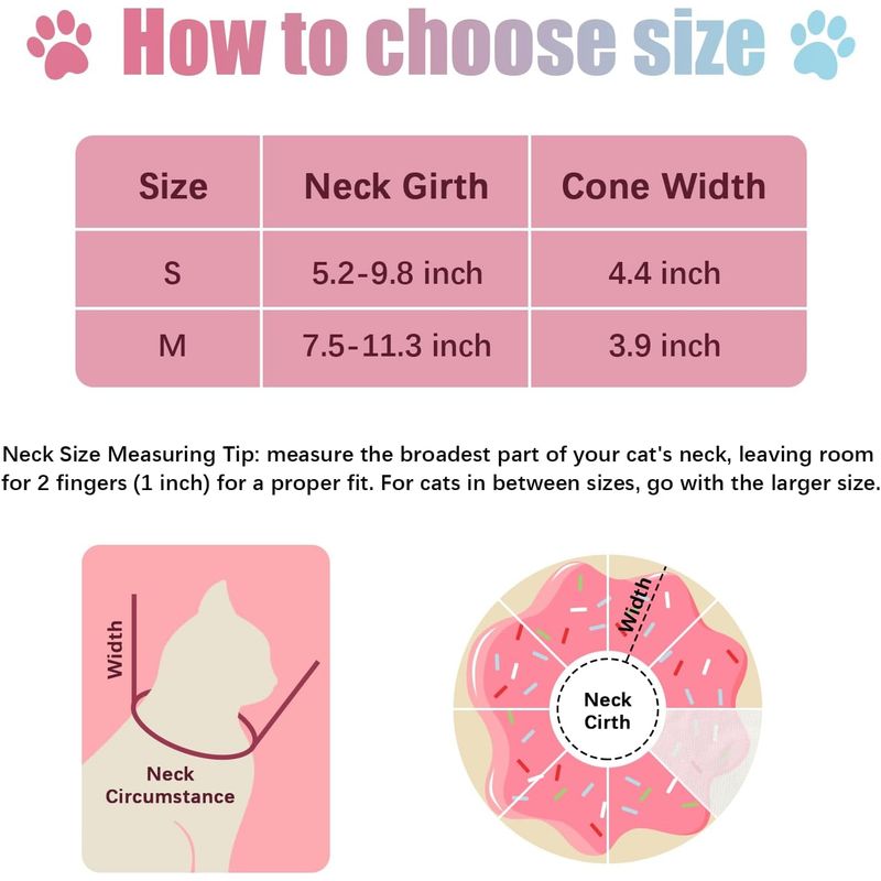 UAMLY Collier réglable pour chat, collier de récupération