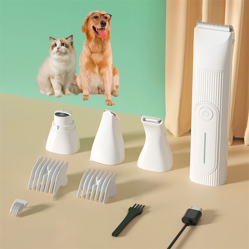 Pet Planet Tondeuse pour chien et chat 4 en 1